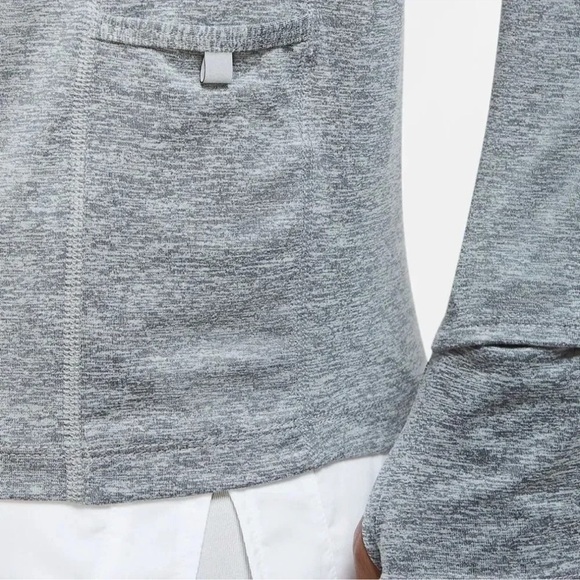 Nike Element Half-Zip Long Sleeve Women Lightgrey - Picture 4 of 8